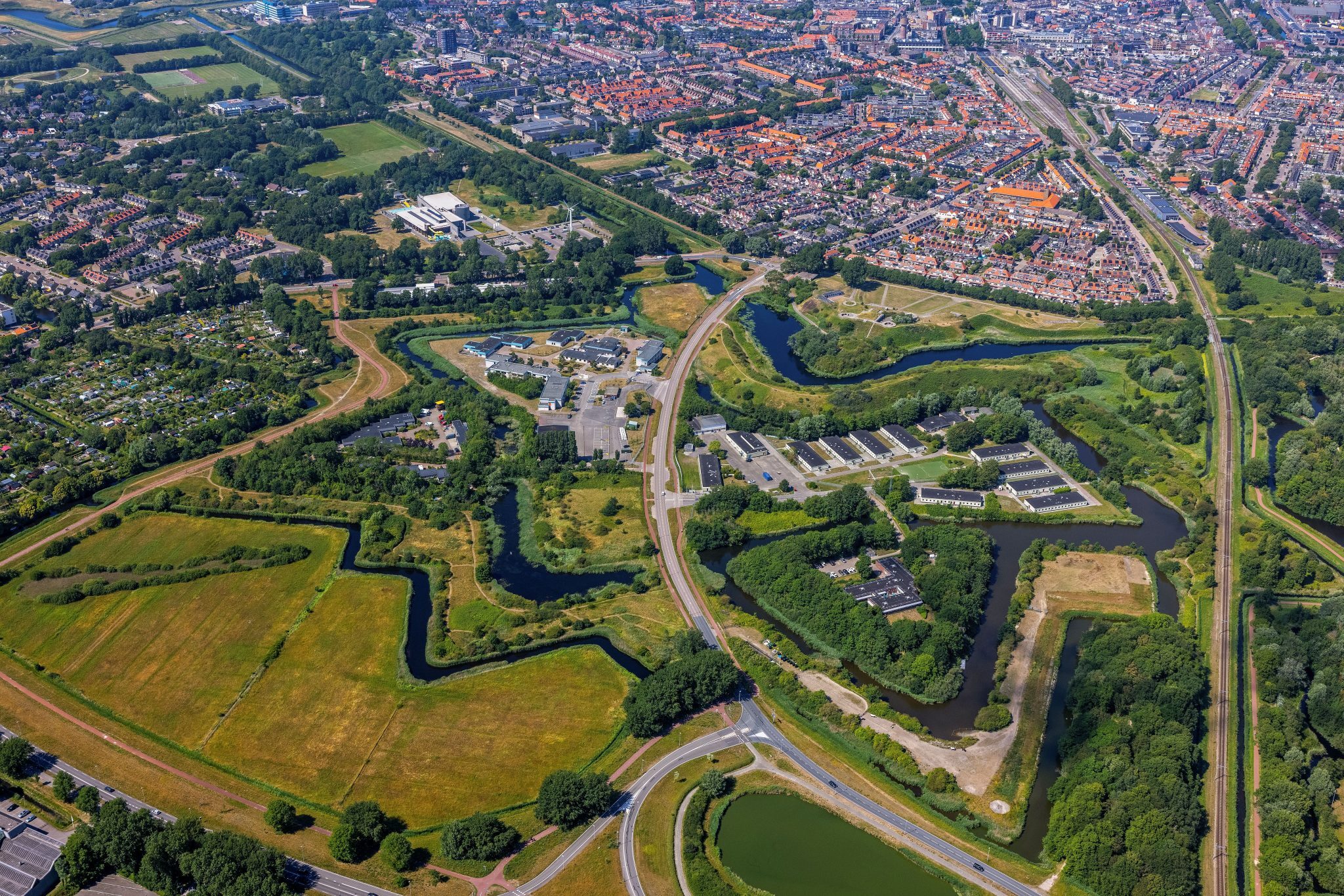 Fort Dirksz Admiraal vanuit de lucht