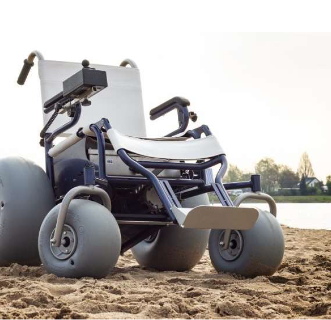 Electrische strandrolstoel