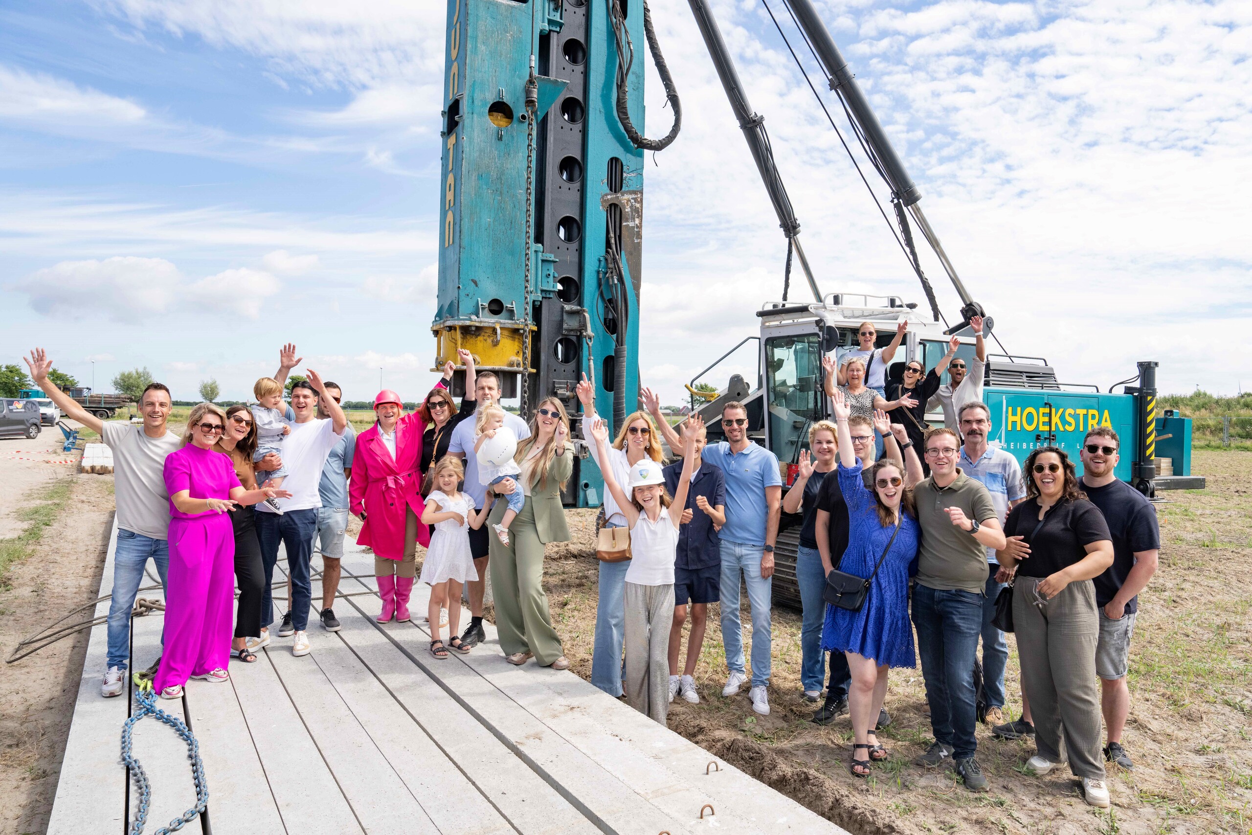 Wethouder Bais en toekomstige bewoners