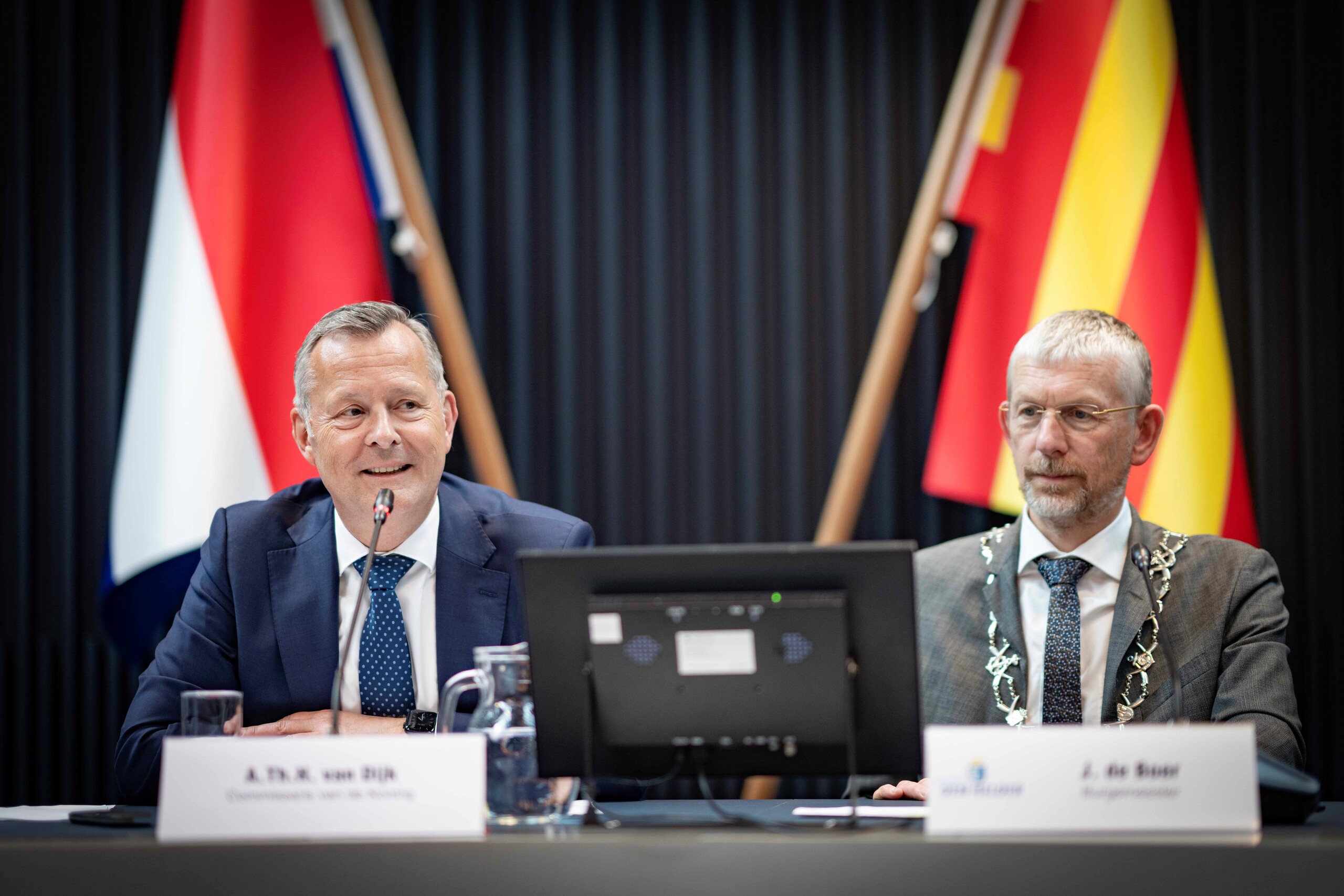 Arthur van Dijk en Jan de Boer