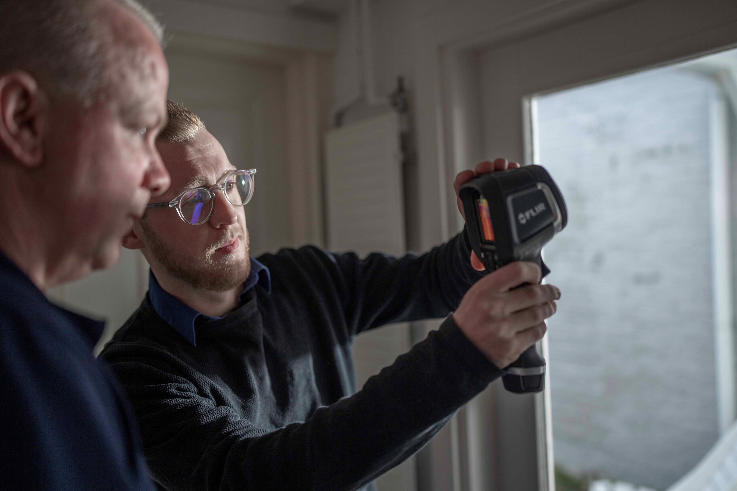 Warmtecoach met warmtecamera